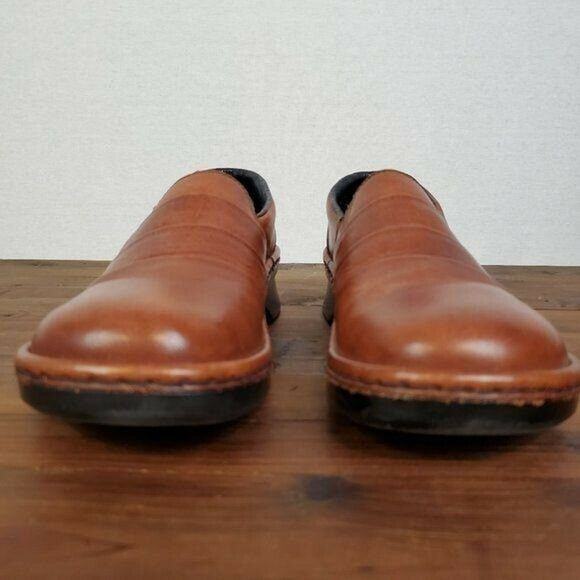 Rieker Womens Shoes Size 8 Brown Wide Fit Slip On Casual Leather Round Toe - Picture 11 of 11